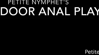 Petite Nymphet membership only outdoor anal play