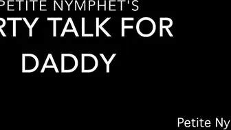 Petite Nymphet membership only dirty talk for daddy