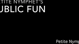 Petite Nymphet public fun