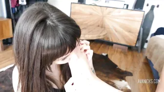 AvaNicks GG Penny foot watermark 1080p