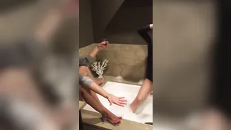 Cherie DeVille   gorgeous girl finished from a rich handjob