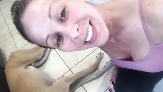 Cherie DeVille   cute bitch caresses sex lips