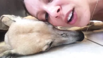 Cherie DeVille   cute bitch caresses sex lips