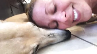 Cherie DeVille   cute bitch caresses sex lips