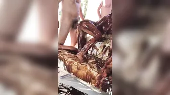 Adriana Chechik   cute brunette girl licks dildo