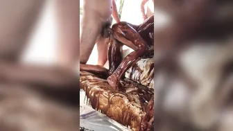 Adriana Chechik   cute brunette girl licks dildo