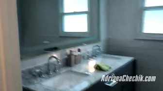 Adriana Chechik   busty bitch jerks pussy with phallus