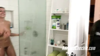 Adriana Chechik   busty bitch jerks pussy with phallus