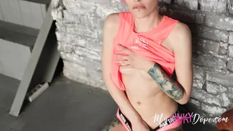 MyKinkyDope   crazy  girl  saddled dick