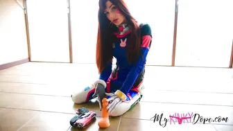 MyKinkyDope   charming lady blissfully bares