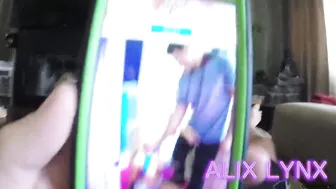 Alix Lynx  beautiful nipple handjob cap