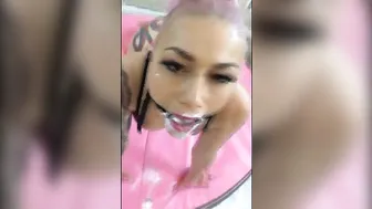 Daizha Morgann  blonde goddess is dug into both holes.