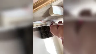 Josipa Karimovic  beautiful woman in black clearly jerks off her vagina