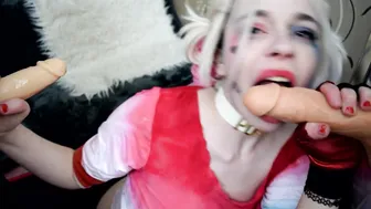 Bat Maisie  busty babe massages pussy