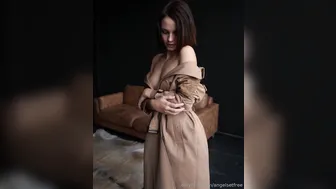 Angelsetfree cute babe caresses shaved cunt