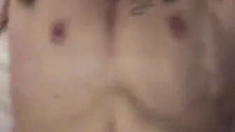 Yasmin Lee busty slut jerks off and cums