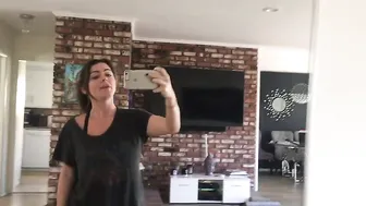 Sophie Dee   jerking off the clit on the bed
