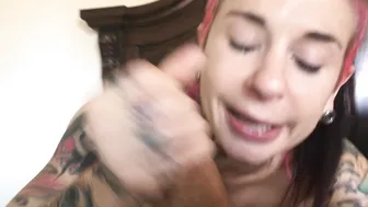 Yasmin Lee lustful lady sucks dick