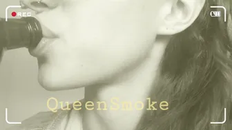 queensmoke decided to arrange a vipshow with a vulgar contest