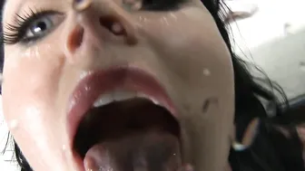 Sophie Dee  charming babe caresses tits