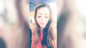 Sophie Dee  shows her pussy on the chair