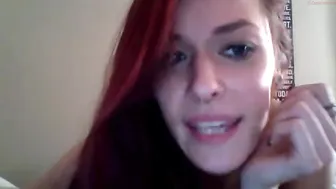 chloead gorgeous teen doll caresses big tits