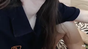 sexparochka18 naked babe demonstrates chocolate body