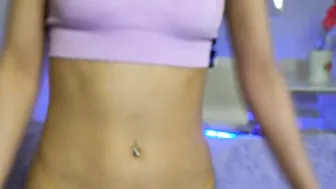 Milky--Way takes off her panties