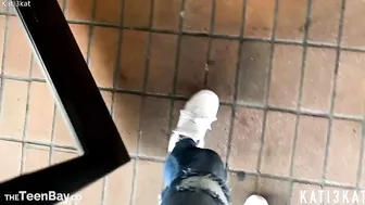 kati3kat  fat woman punishes clit