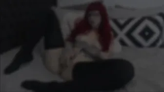 Loretta Rose  busty bitch jumps on phallus