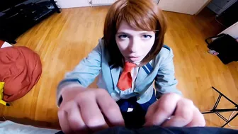 Bat Maisie  the charming female masturbates both holes