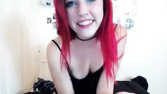 Emma Choice  charming takes off the dress