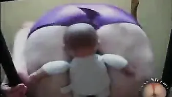 Mistress Stormy  sweet thing masturbates shaved cunt