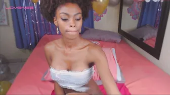 sweet__ebony gorgeous brunette girl passionately sucks dildo