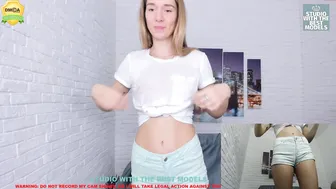 evacoy attractive babe excites her sexuality