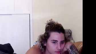 playboymateo excellent skin in glasses sucks dildo