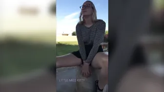 littlemisskitty91 manyvids flirtatious passion masturbates both holes