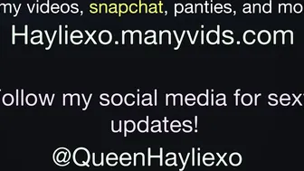 hayliexo manyvids hot chick strips slut