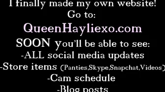 hayliexo manyvids slutty slut masturbates shaved pussy