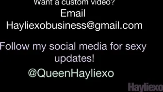 hayliexo manyvids skinny bitch jerking pussy with phallus