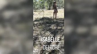 isabelle deltore gorgeous brunette girl passionately sucks dildo