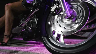 adriana maya graceful female admires beautiful tits