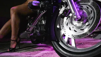 adriana maya graceful female admires beautiful tits