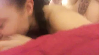 adriana maya fluffy harlot fucks pussy with phallus