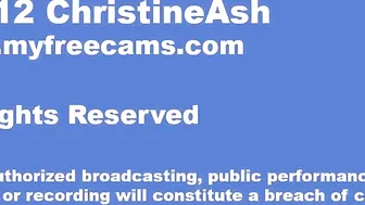 christineash busty latina masturbates with a pussy