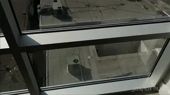 jasper blue charming girl strips in front of the camera