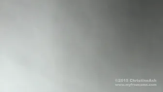 christineash red slut passionately masturbating pussy