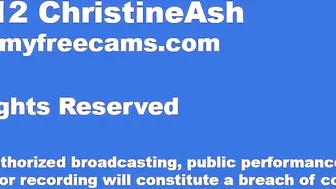christineash gets an orgasm