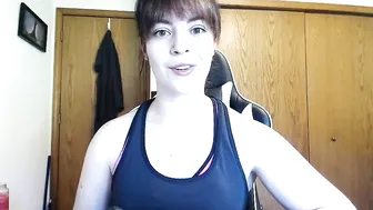 tawneyssexed naughty brunette is petting natural tits