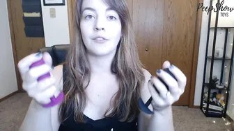 tawneyssexed busty slut caresses both slits